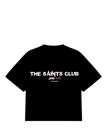 Saints Club JHB-011 Black T-Shirt