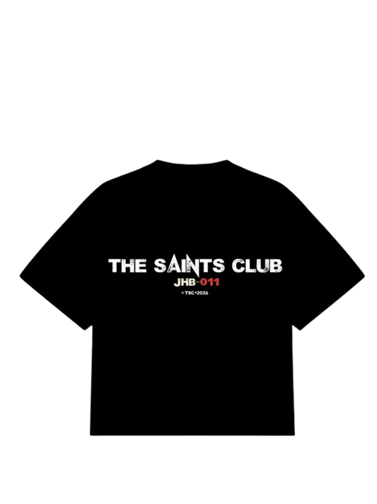Saints Club JHB-011 Black T-Shirt
