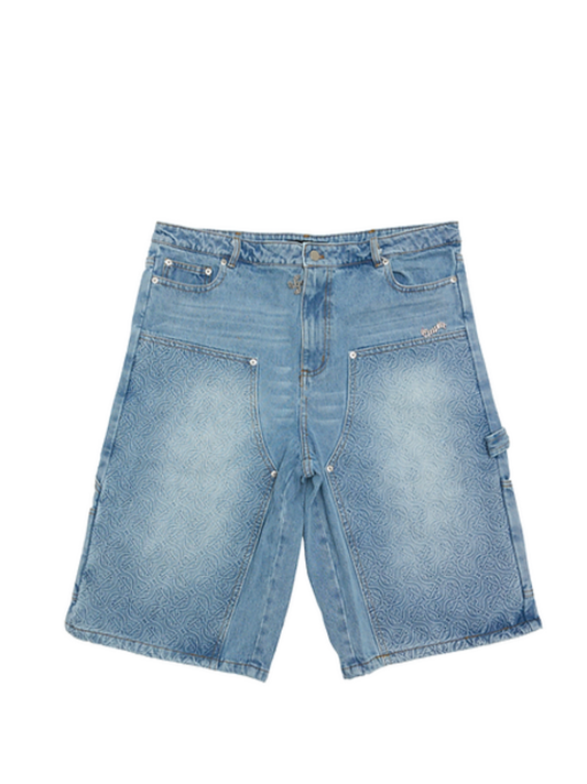 Empire Multi Logo Denim Jorts