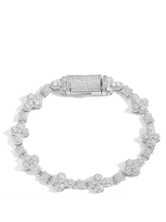 Silver Cross Bracelet