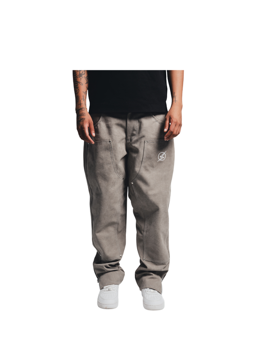 Insanidy Cool Grey Carpenter Pants