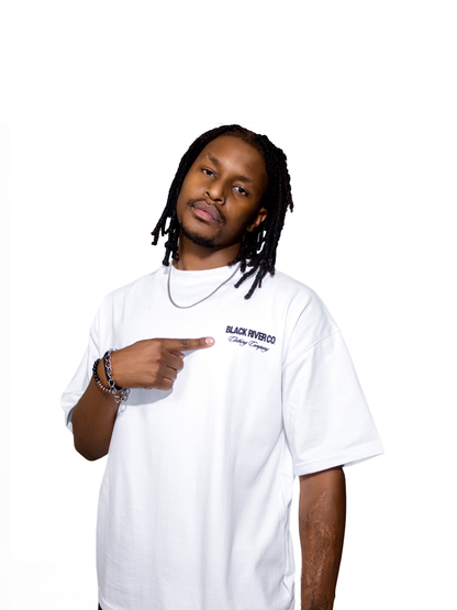 Black River Essential White T-Shirt