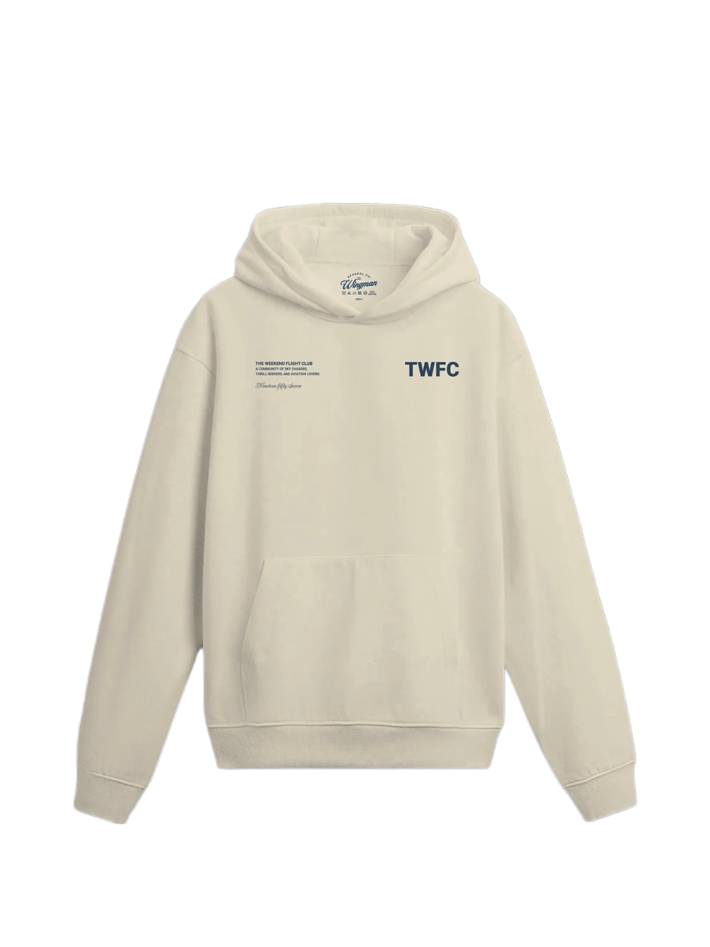 Mercha Flight Club Cream Hoodie