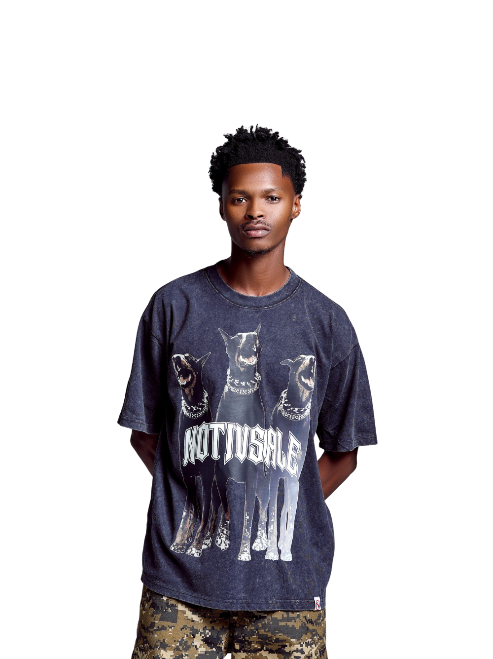 Notivsale Dobberman Black T-Shirt