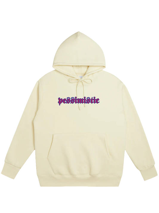 Pessimistic Love Hurts Hoodie Beige