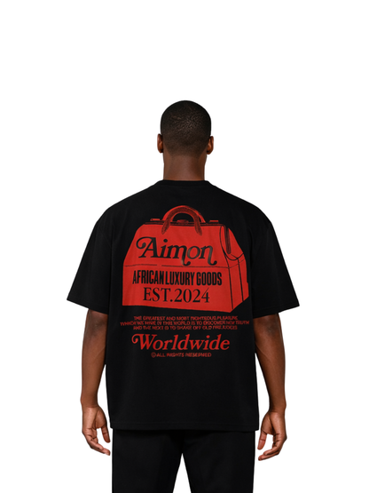 Aimon Luxury Bag Black T-Shirt