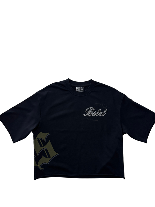 Be Street Boxy Black T-Shirt