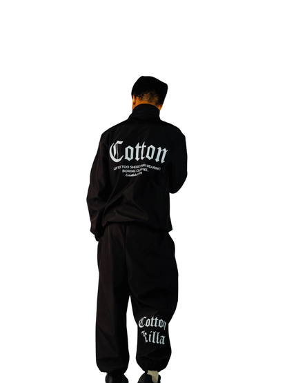 Cotton Killa Black 2 Piece Tracksuit
