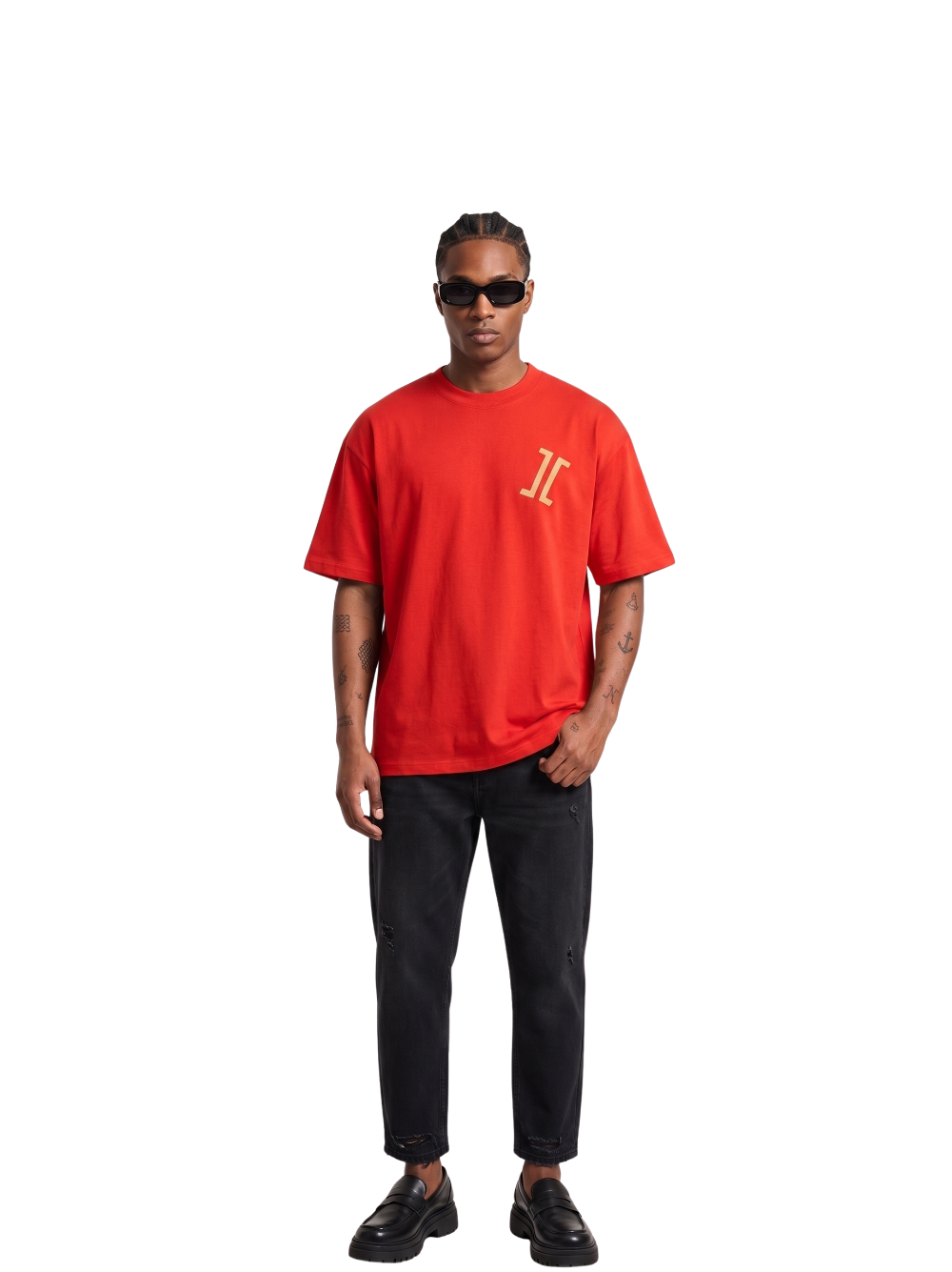 Iconic Essentials Logo Orange T-Shirt