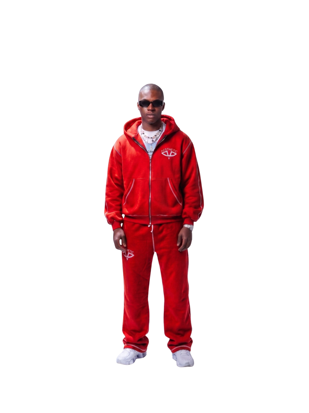 Aesthetic Visionary Red Tracksuit