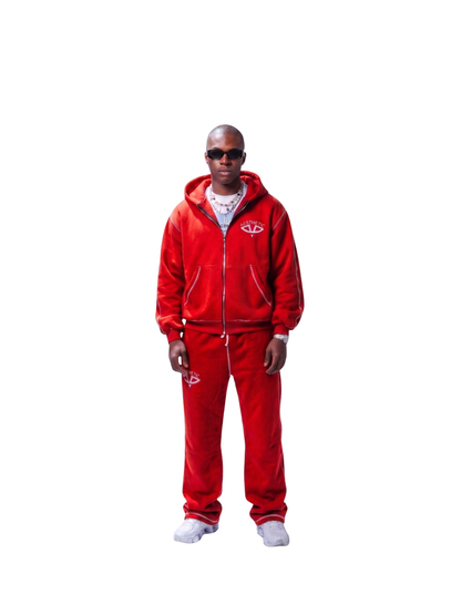 Aesthetic Visionary Red Tracksuit