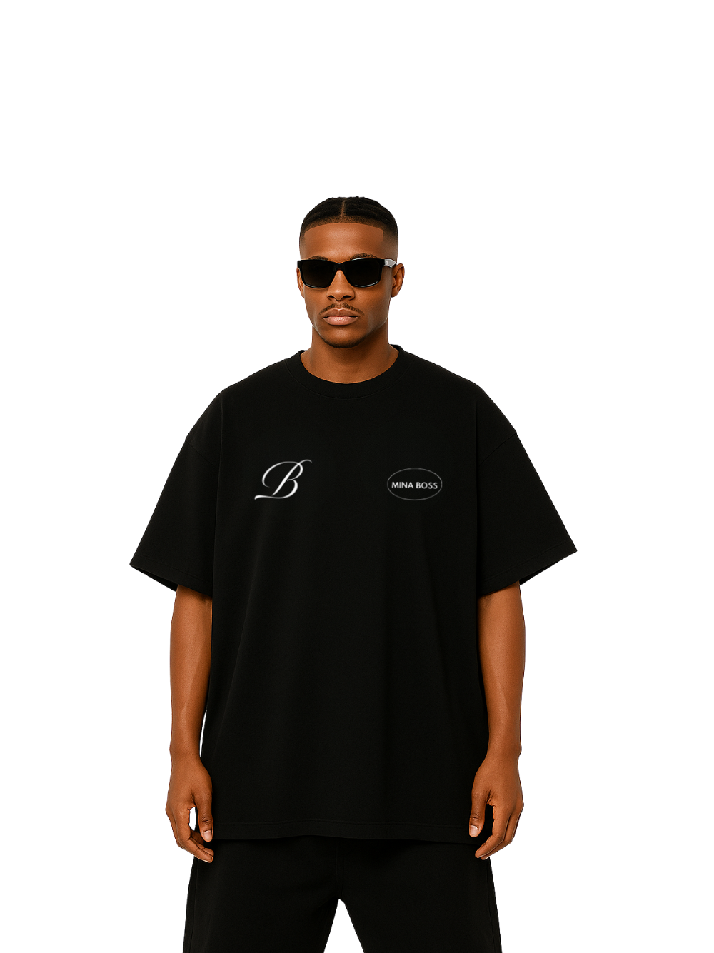 Mina Boss Proud Mama Black T-Shirt