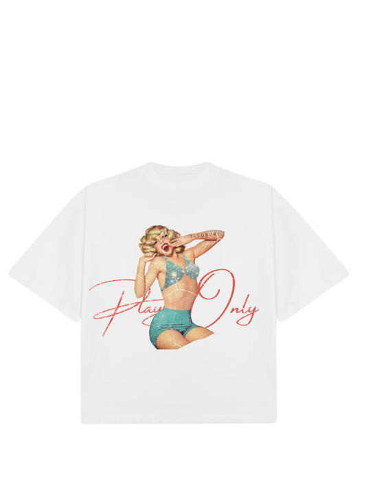 Bleu Bury Playas Only White T-Shirt