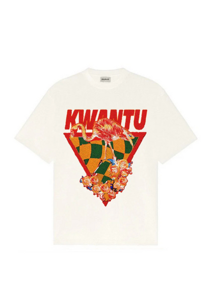 Kwantu Flamingo Off-White T-Shirt