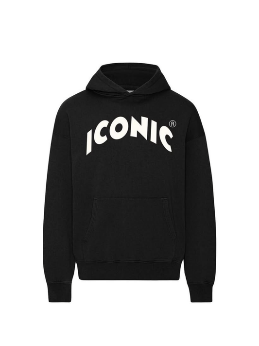 Iconic Classic Black Hoodie