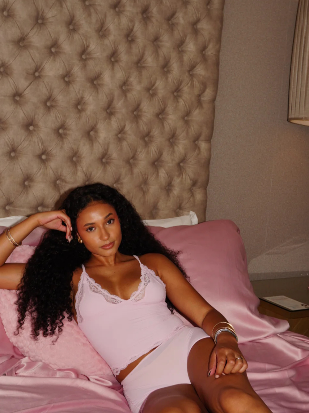Kurv Pink Lace Cami