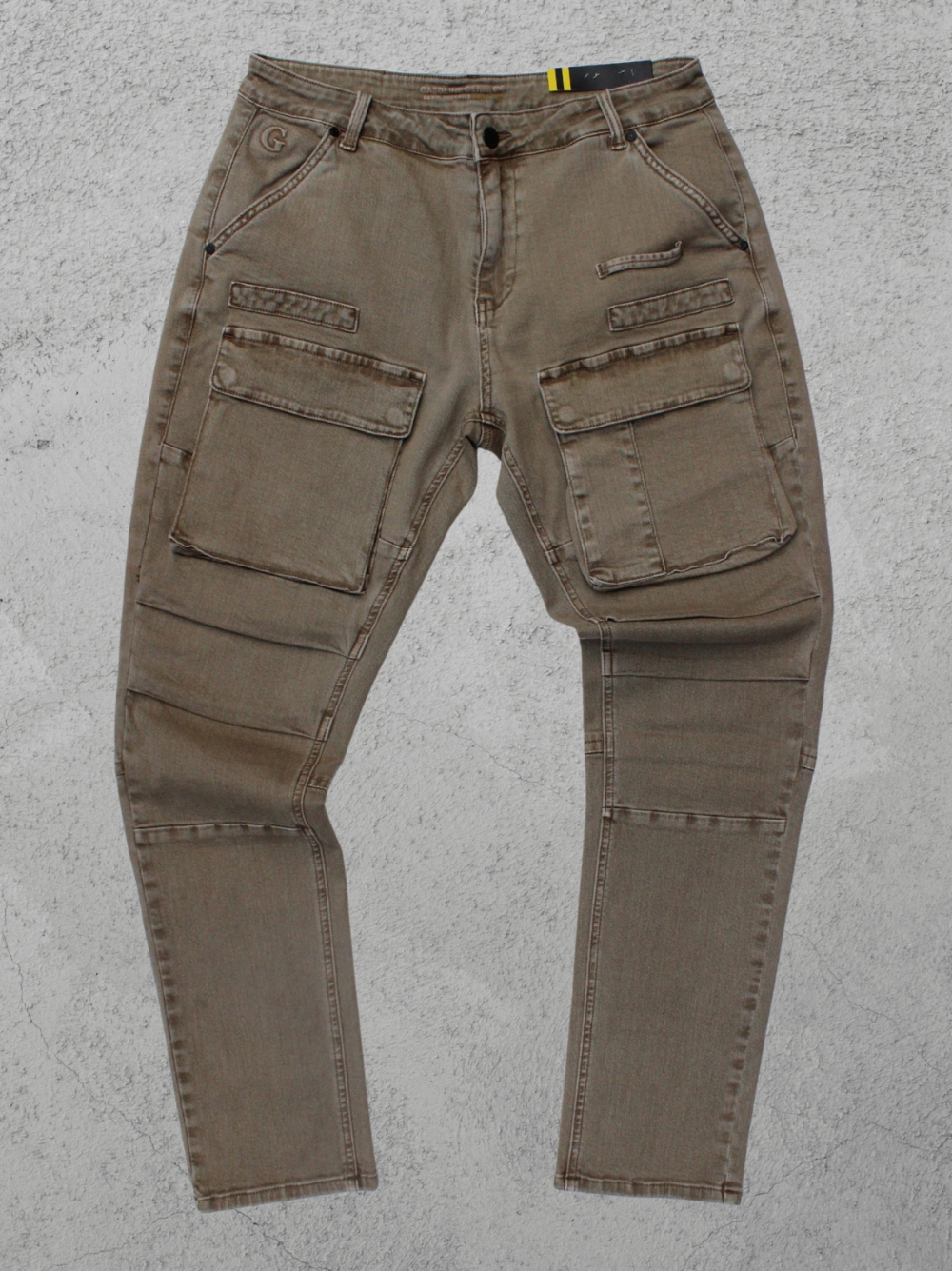 Gasoline 5009 Cargo Denim Pants Rustgar