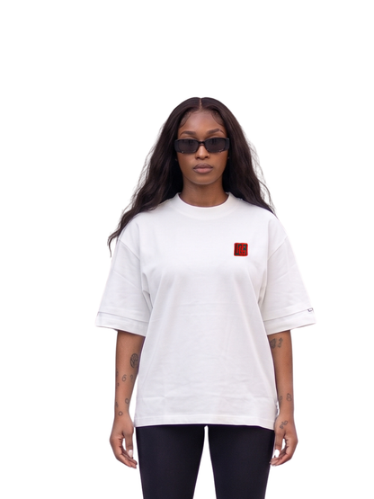 Hustle Gxng Red Embroidery Roses T-Shirt