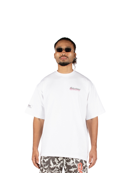 Ostentious Logo White T-Shirt