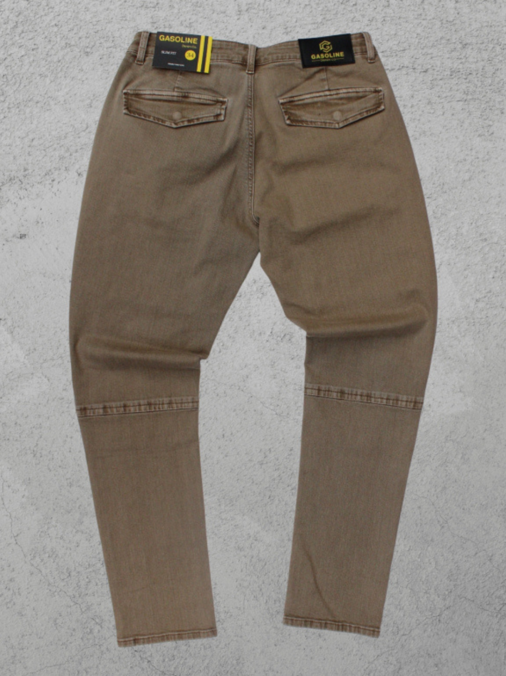 Gasoline 5009 Cargo Denim Pants Rustgar