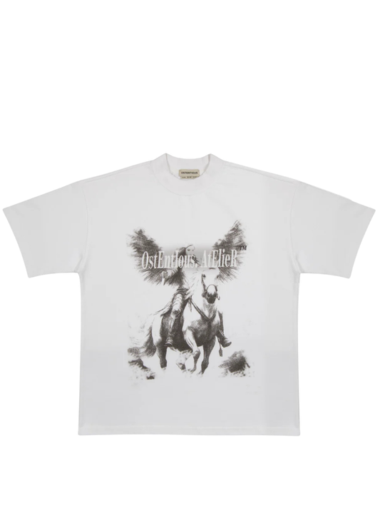 Ostentious Horse White T-shirt