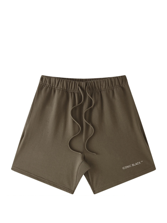 Iconic Black Brown Shorts