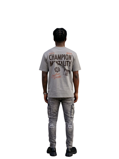 Gasoline Volk Boxing Grey T-Shirt