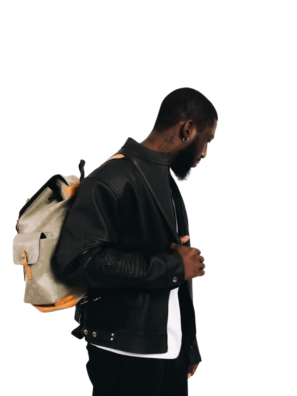 Insanidy Biker Pad Leather Jacket