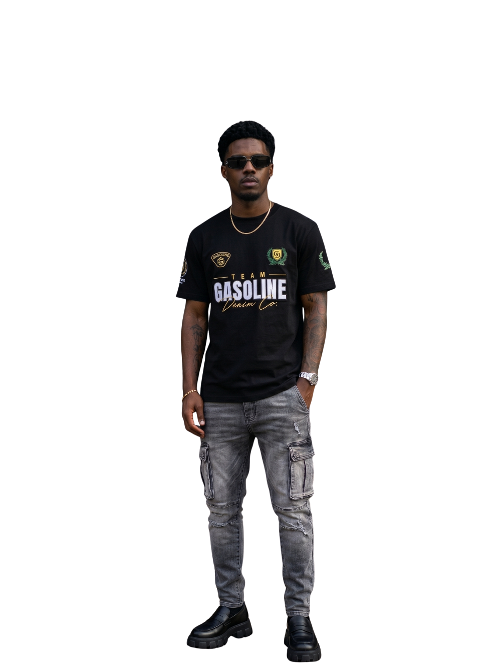 Gasoline Stockton Black T-Shirt