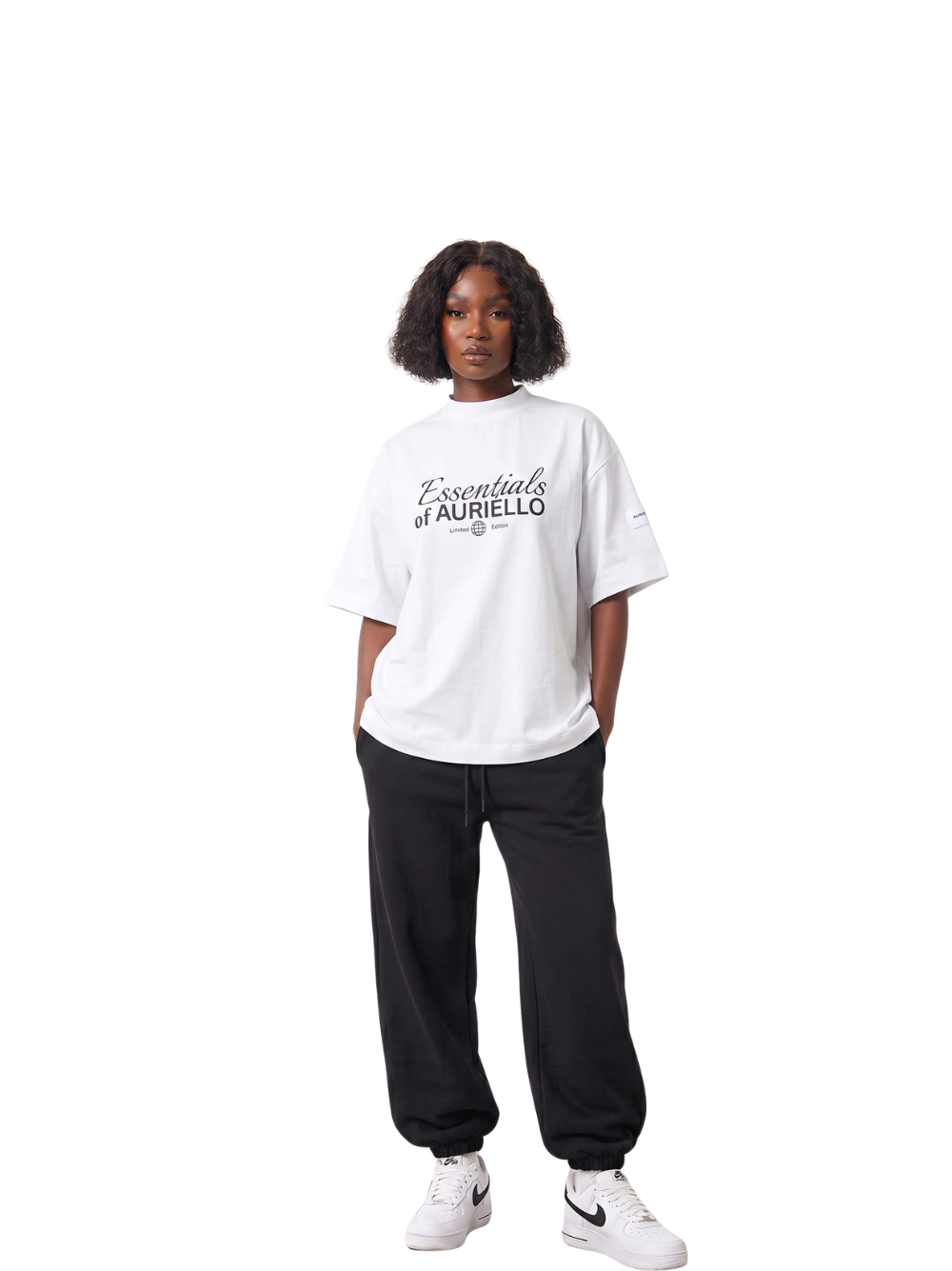 Auriello Essential White T-Shirt