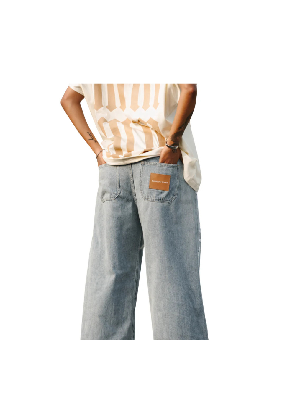 Micael Matthews Timeless Braille Blue Denims