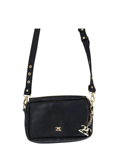 Secura 100% Leather Black Handbag