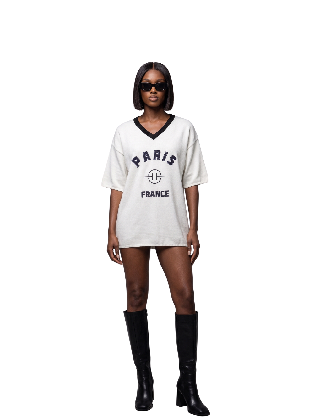 Tried and Tested Knitted White T-Shirt