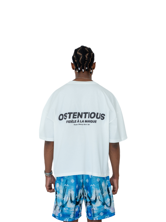 Ostentious Loyal White T-Shirt