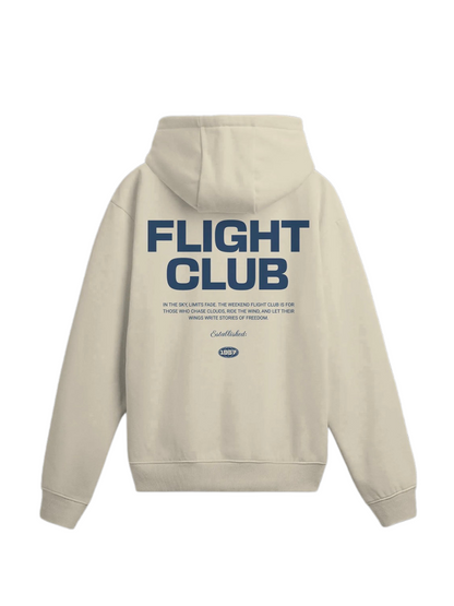 Mercha Flight Club Cream Hoodie