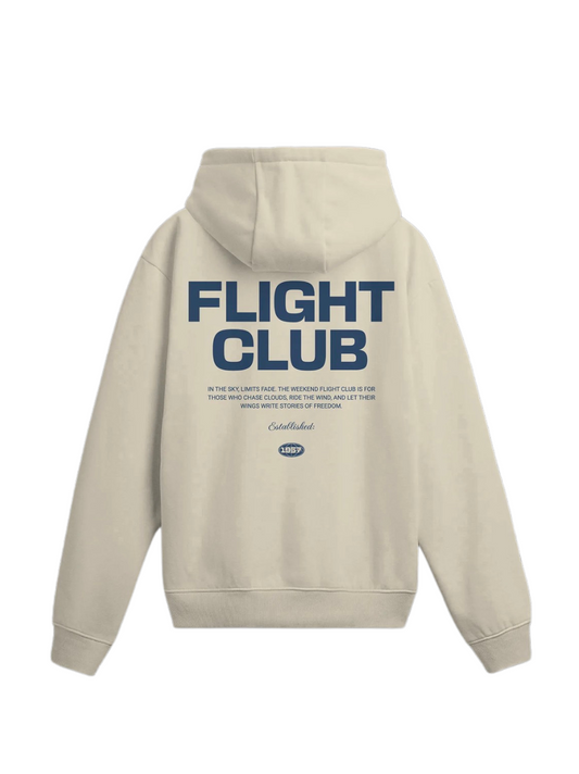 Mercha Flight Club Cream Hoodie