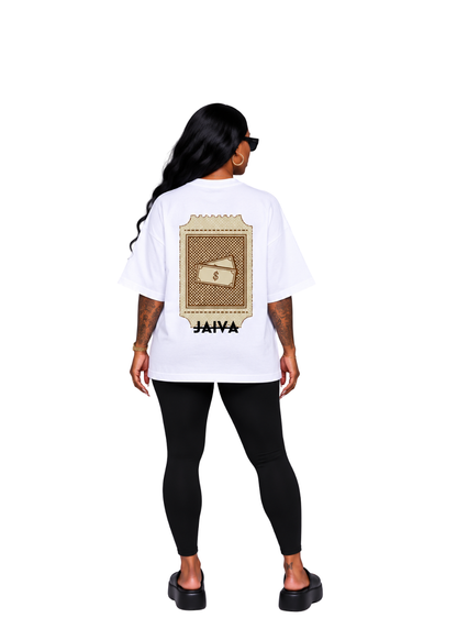 Jaiva Zaka Oversized White T-Shirt