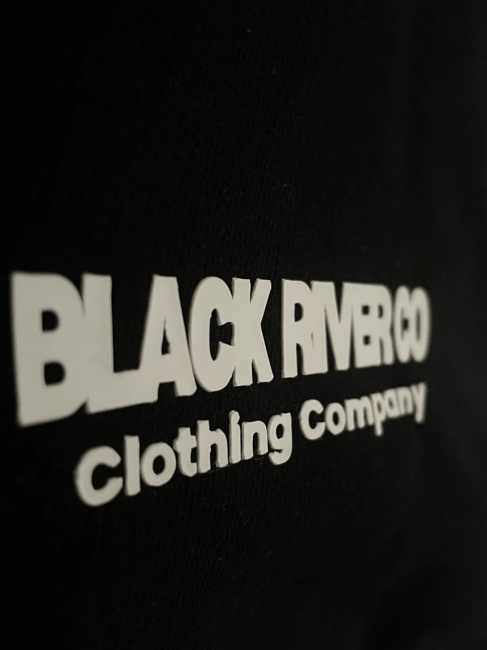 Black River Oversized Black Zipper Hoodie