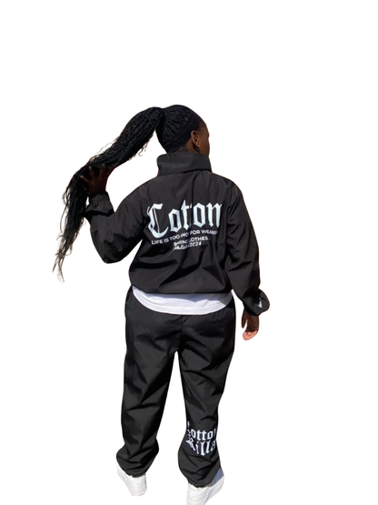 Cotton Killa Black 2 Piece Tracksuit