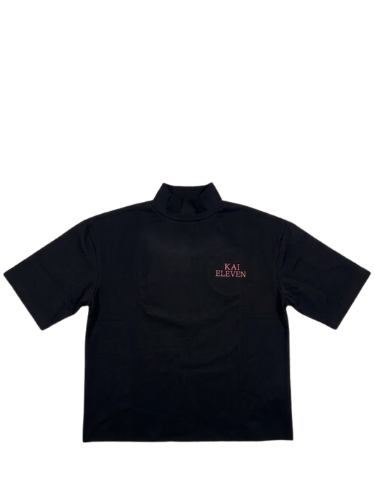 Kai Eleven Black Turtle Neck T-Shirt