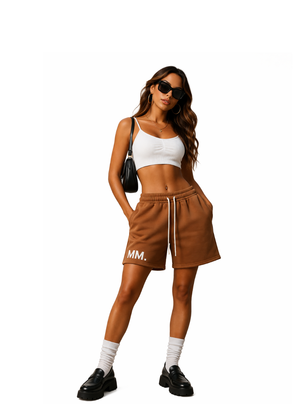 Micael Matthews Signature Brown Shorts
