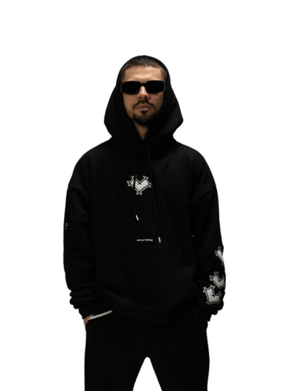 Apo De Yopsis Black Hoodie