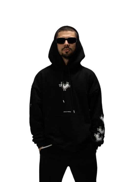 Apo De Yopsis Black Hoodie