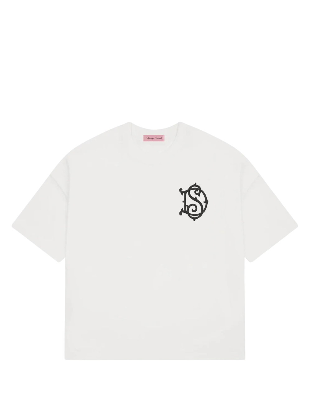 Shanay David’s White Monogram T-shirt