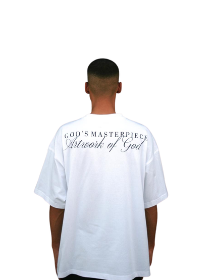 God's Masterpiece Script White T-Shirt