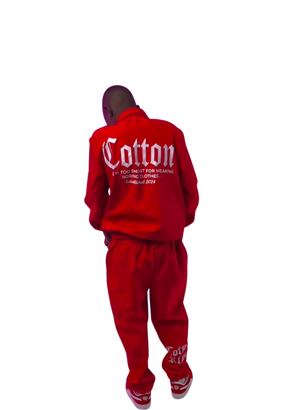 Cotton Killa Red 2 Piece Tracksuit