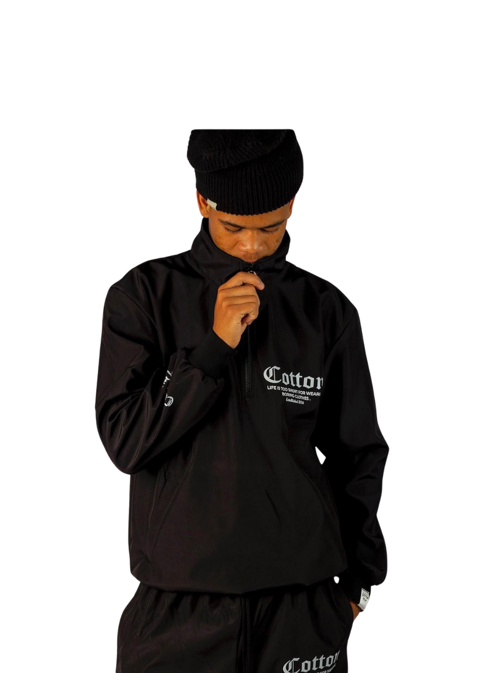 Cotton Killa Black 2 Piece Tracksuit