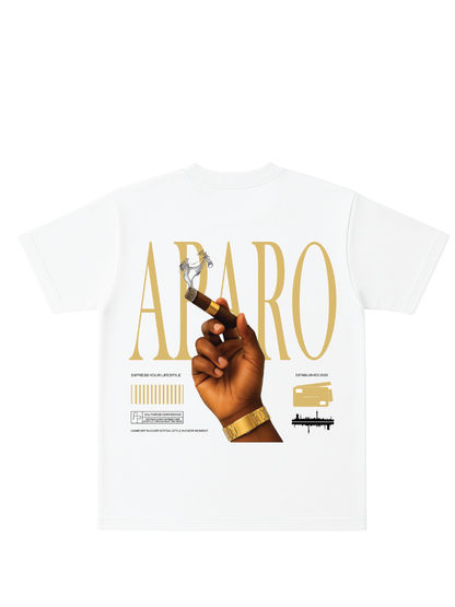Aparo Cigar White T-Shirt