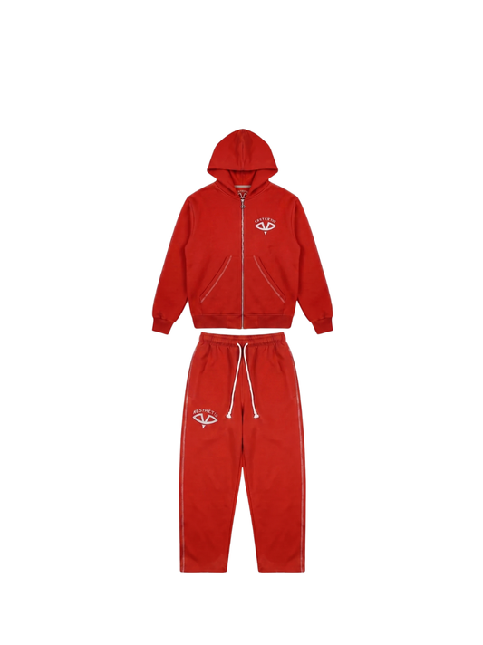 Aesthetic Visionary Red Tracksuit