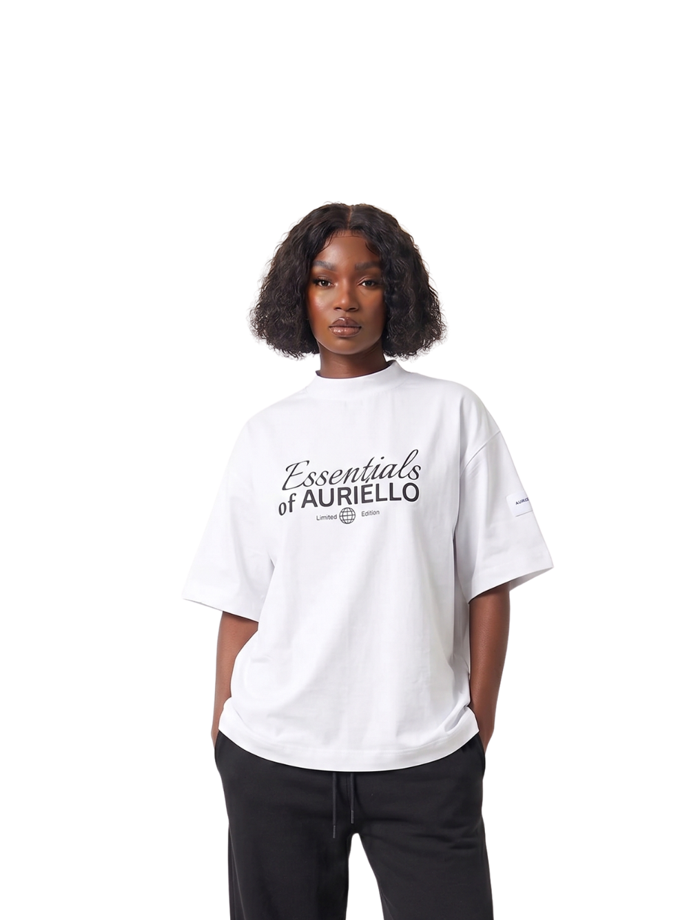 Auriello Essential White T-Shirt